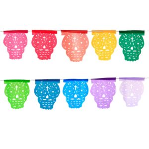 Papel picado calavera